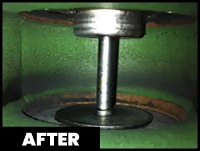 EGR Valve after Diesel Force cleaning showing clean surface
